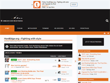 Tablet Screenshot of forum.hardedge.org